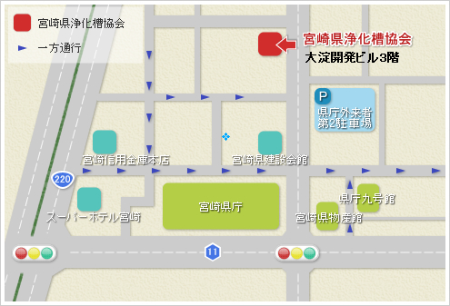 宮崎県浄化槽協会マップ